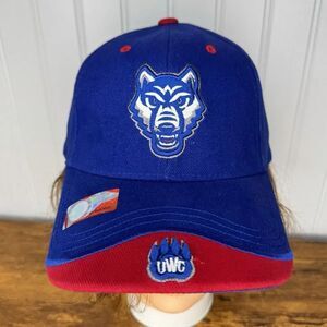 University of West Georgia UWG Wolves Hat Cap Trucker Snapback Blue 100% Cotton